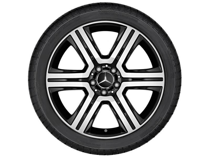 GLC-Klasse Winterrad 6-Speichen Schwarz Glanzgedreht 235/55 R19 101H Continental Winter Contact TS 850 P MOE Q440561110040