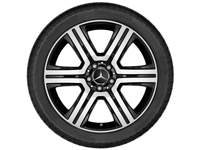 GLC-Klasse Winterrad 6-Speichen Schwarz Glanzgedreht 235/55 R19 101H Continental Winter Contact TS 850 P MOE Q440561110040