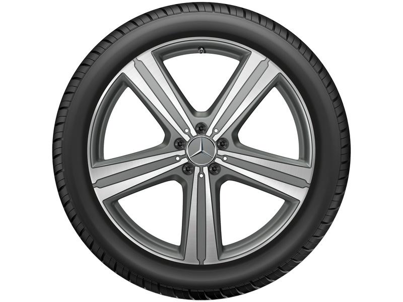 GLE-Klasse Winterkompletträder (4 Stück) 5-Speichen Grau Matt Glanzgedreht 275/45 R21 107V Pirelli Scorpion Winter MO Q440301711520/30/40/50