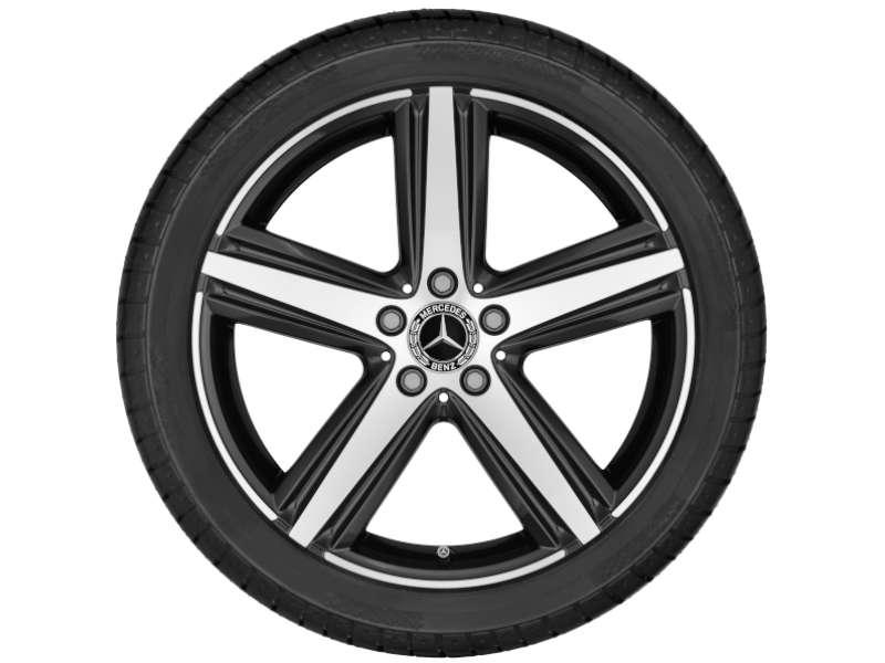 A/B/CLA-Klasse Sommerkomplettrad 5-Speichen-Rad Schwarz 225/40 R19 Q440241710250