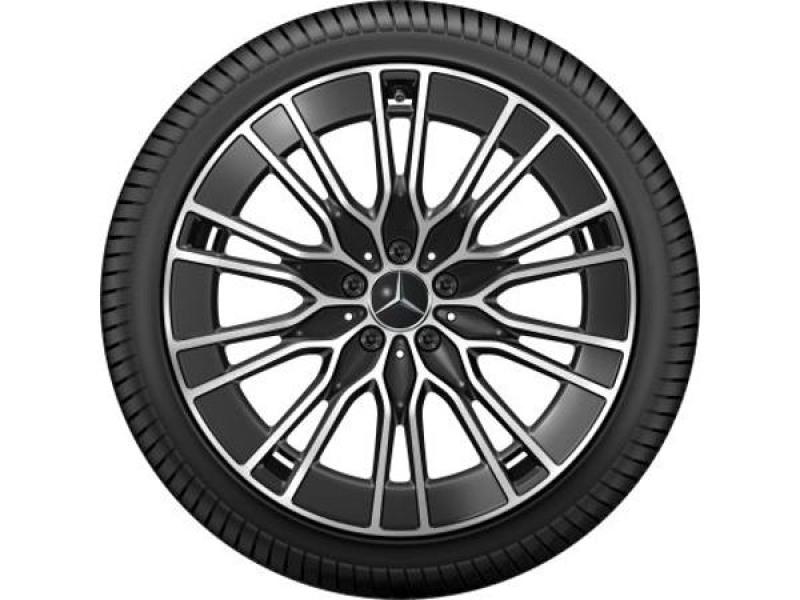 10-Doppelspeichen-Rad Schwarz Glanzgedreht 245/40 R20 99V XL Continental WinterContact TS 860 S MO