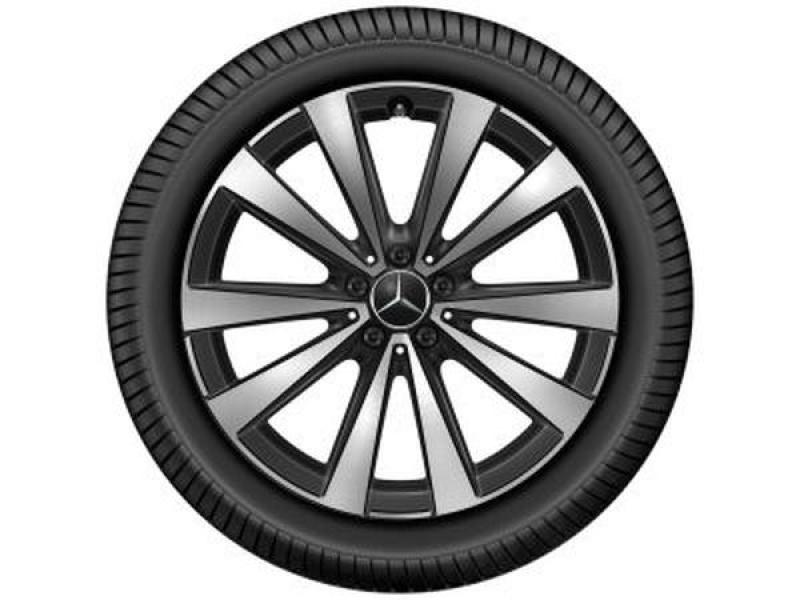 5-Doppelspeichen-Rad Schwarz Glanzgedreht 255/45 R20 105V XL Dunlop Winter Sport 5 SUV MO