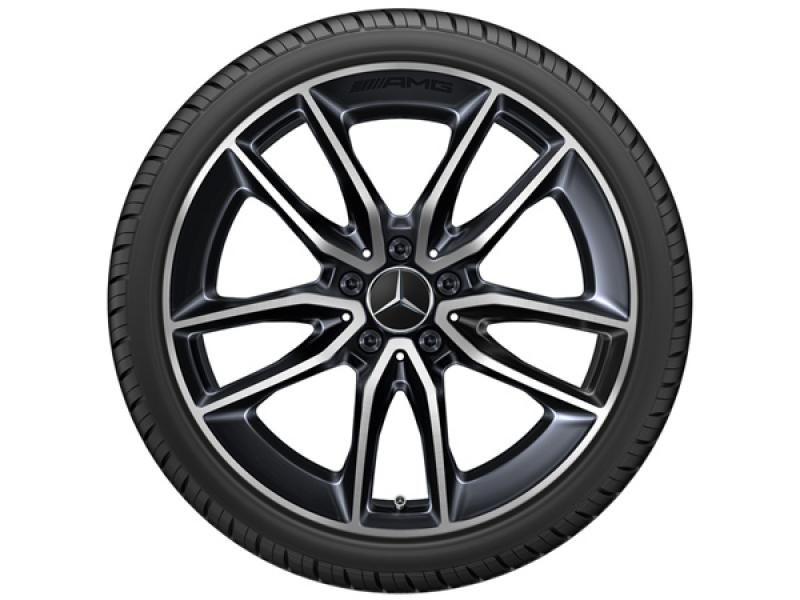 AMG Winterkomplettrad 19 Zoll 5-Doppelspeichen-Rad für Mercedes GLB35 X247 Baureihe mit Pirelli P Zero Winter
