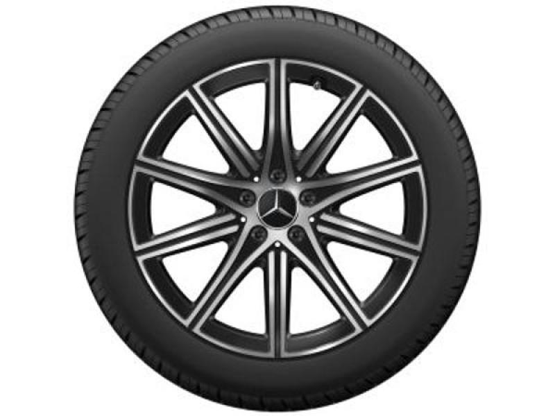 10-Speichen-Rad Schwarz Glanzgedreht 255/45 R19 104V XL Pirelli W SottoZero 3 MO