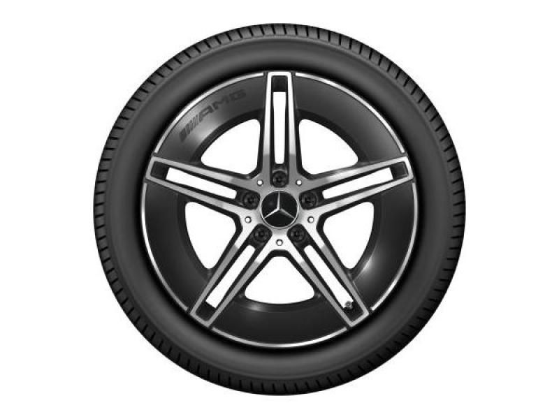 AMG 5-Doppelspeichen-Rad Schwarz Glanzgedreht 275/40 R19 105H XL Pirelli P Zero Winter MO