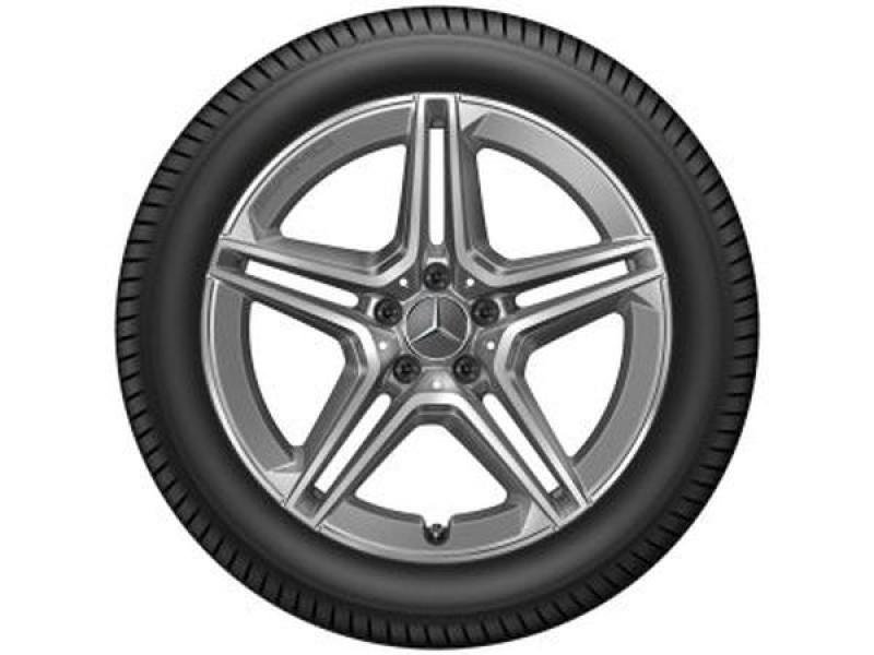 Junges Rad Winterkomplettrad AMG 5-Doppelspeichen-Rad Glanzgedreht Tantalgrau GLB 235/50 R19 99H Bridgestone Blizzak LM001 MO Q440141911370G1