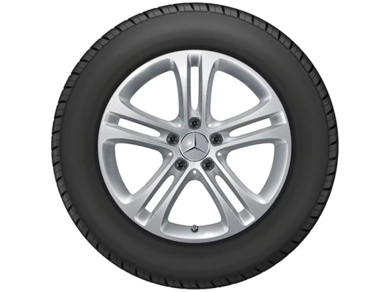 A-Klasse Junges Rad Winterkomplettrad 5-Doppelspeichen-Rad Vanadiumsilber 205/55 R17 91H Winter i*cept evo2 MO Q440143110180G1