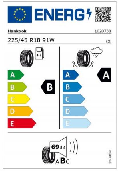 A/B/CLA-Klasse Sommerkomplettrad AMG 5-Doppelspeichen-Rad Schwarz 225/45 R18 Q440243110050