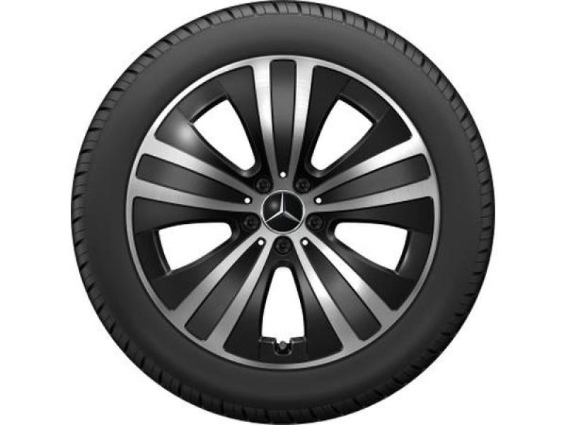 5-Speichen-Rad Schwarz 255/45 R19 104V XL Hankook Winter i*cept evo2 MOE