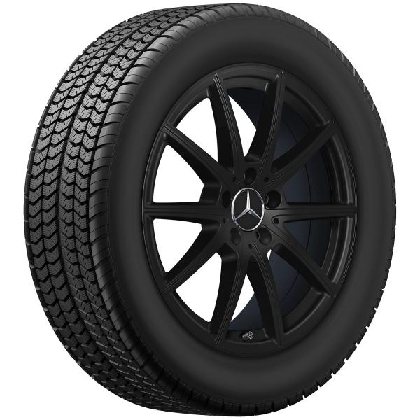 GLB Winterkomplettrad 5-Doppelspeichen Schwarz Matt 215/60 R18 98H Continental WinterContact TS 850 P MO E GLB Baureihe X247 Q44056111005A