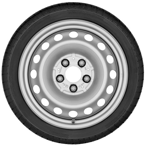 V-Klasse Baureihe 447 Sommerkomplettrad Stahl-Rad Silber 205/65 R16 Q440271110210