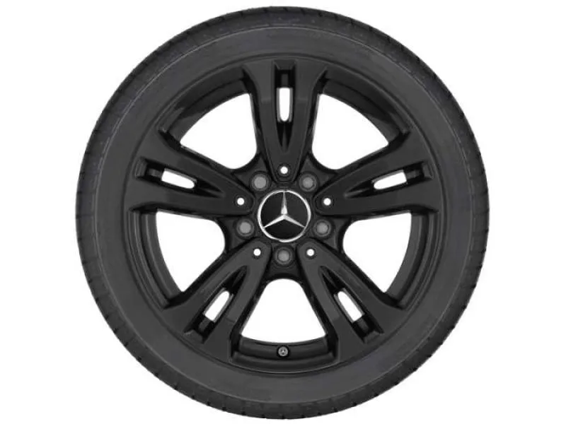 A-Klasse Baureihe 176 Sommerkomplettrad 5-Doppelspeichen-Rad Schwarz 205/55 R16 Q44024111146A