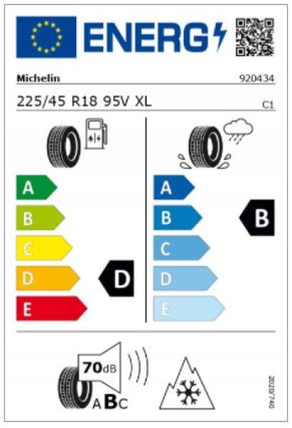A/CLA-Klasse Winterrad AMG 10-Speichen Grau Glanzgedreht 225/45 R18 95V Michelin XL Pilot Alpin 5 MO1 Q440141512160/2170