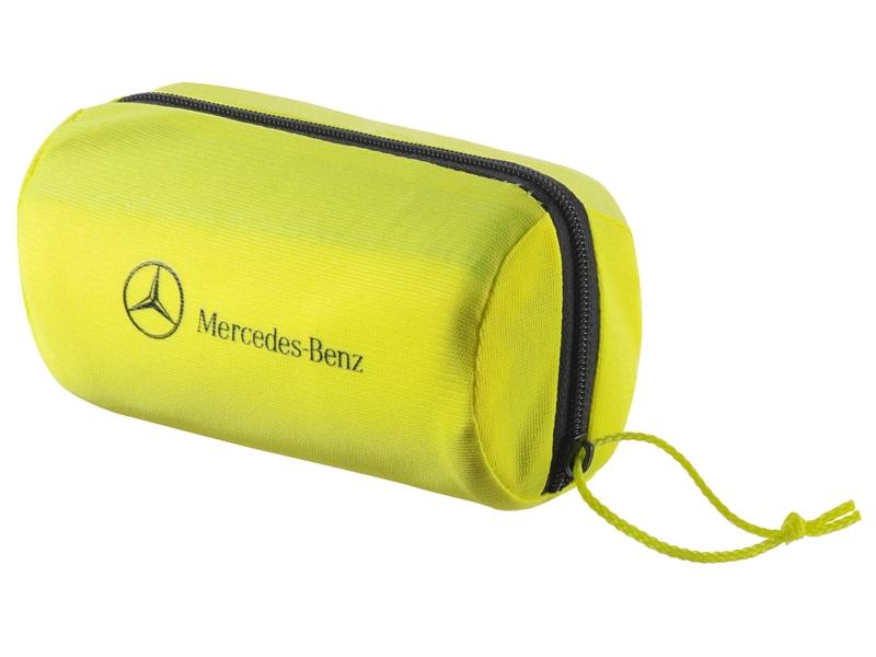 Kompakte Warnweste im Stofftaschen-Design